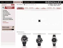 Tablet Screenshot of gonzalezjoyeria.com